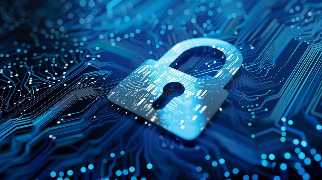 Cyber Security Padlock Concept Image