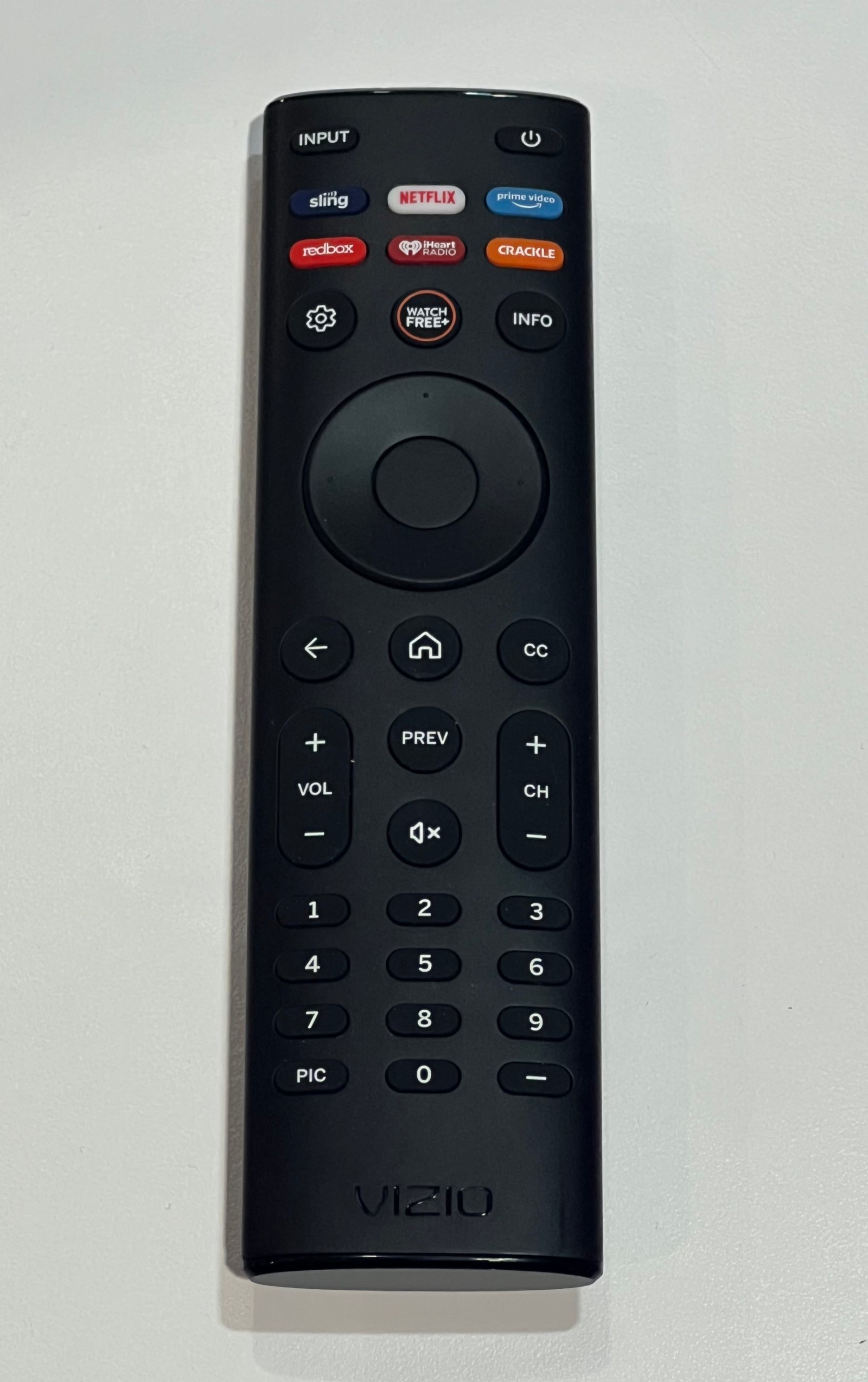 Vizio Smart TV Remote Model XRT140R